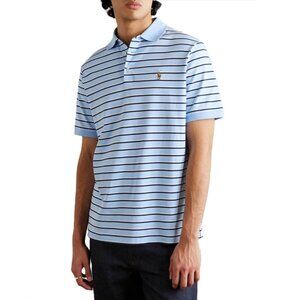 POLO RALPH LAUREN Pima Soft Touch Striped Polo Shirt. Plus Size 3XLT
